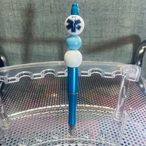 Paramedic EMT blue bead ink pen